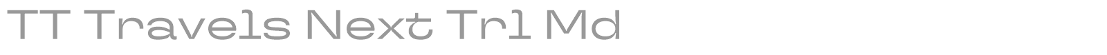 TT Travels Next font preview